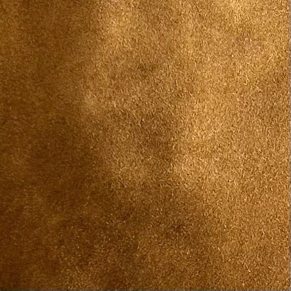 GAP‎ Men’s VINTAGE Suede Leather Jacket Sherpa Lined Camel Full Zip Pockets L - Picture 11 of 16